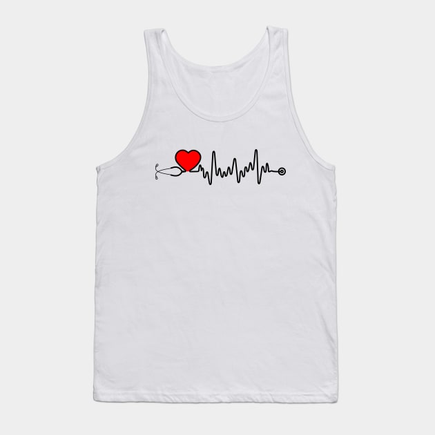 Stethoscope Tank Top by Brlxyzz